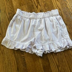 Hollister Gingham Ultra Hi Rise Shorts